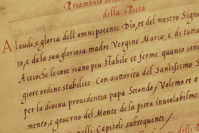 The offices of Monte di Pietà di Ravenna